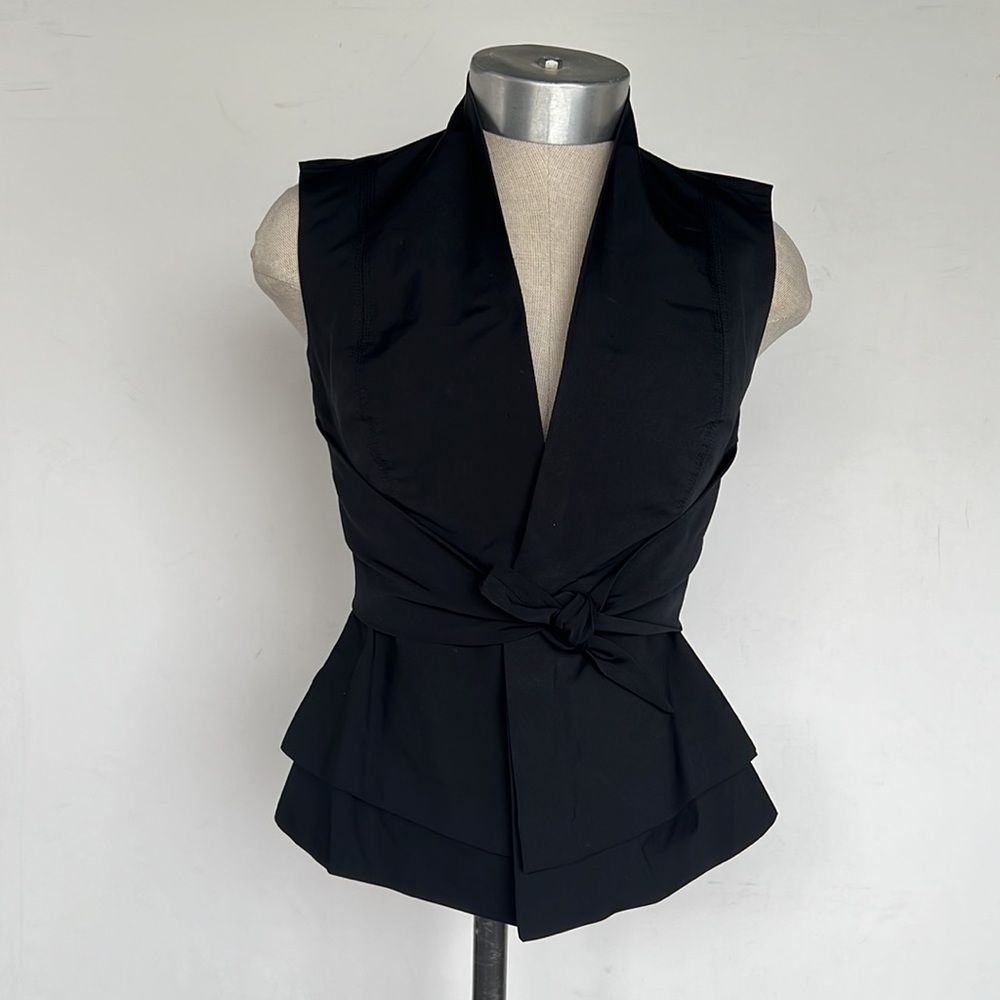 Rick Owens black tailored top size XS  4 US  38 IT
